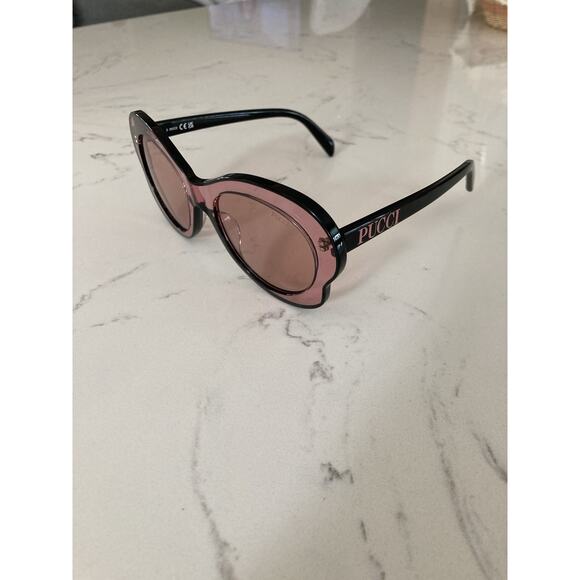 Emilio Pucci EP221 74S Pink Cat Eye Plastic Sunglasses Frame Pucci Summer main image 8